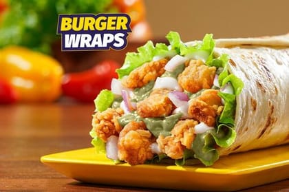 Chimichurri Chicken Strips Burger Wrap