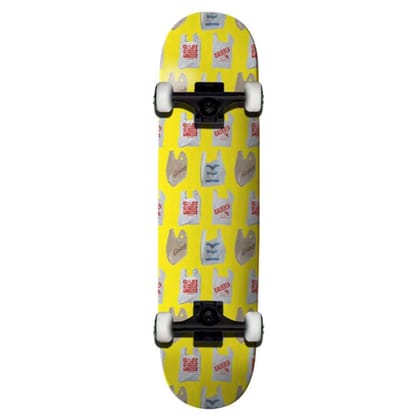 GRIZZLY COMPLETE SKATEBOARDS 7.375" & 8.0"-IN THE BAG GMC2210H01 | Yellow-7.375” x 29.5”