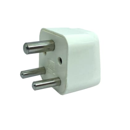 World to India (Type D) Travel Adapter Plug, World (USA, UK, China, Canada, Australia, and More) to India Adapter Plug (Does Not Convert Voltage)
