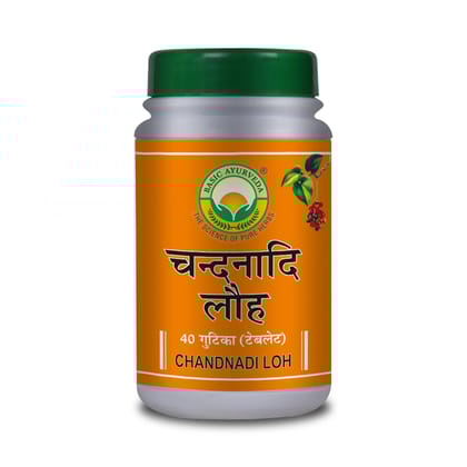 Basic Ayurveda Chandnadi Loh 40 Tablet