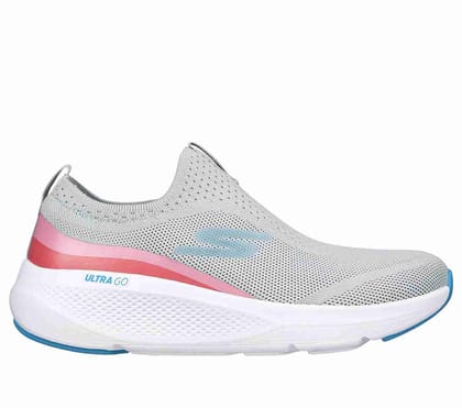 Skechers Grey Women Go Run Elevate - Hot Streak Slip On Sneakers