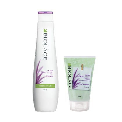 Matrix Biolage Ultra Hydrasource Hydrating Shampoo (400ml) + Hydrasource Dtp (100ml) For Dry Hair