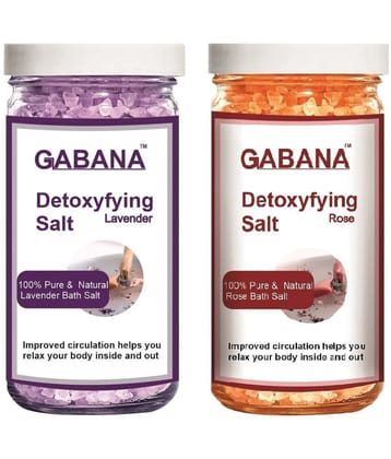 GABANA Crystal Natural Bath Salt 200 g Pack of 2