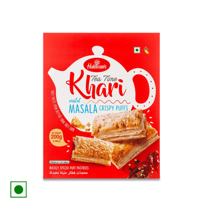 Haldiram's Khari Mild Masala Puff, 200 gm Box