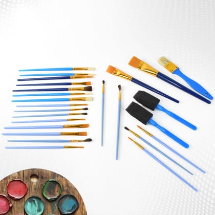 Paint Brushes Set, Artist Paintbrushes (24 Pcs Set)