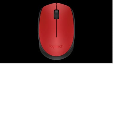 Logitech M171 Wireless Mouse, Red