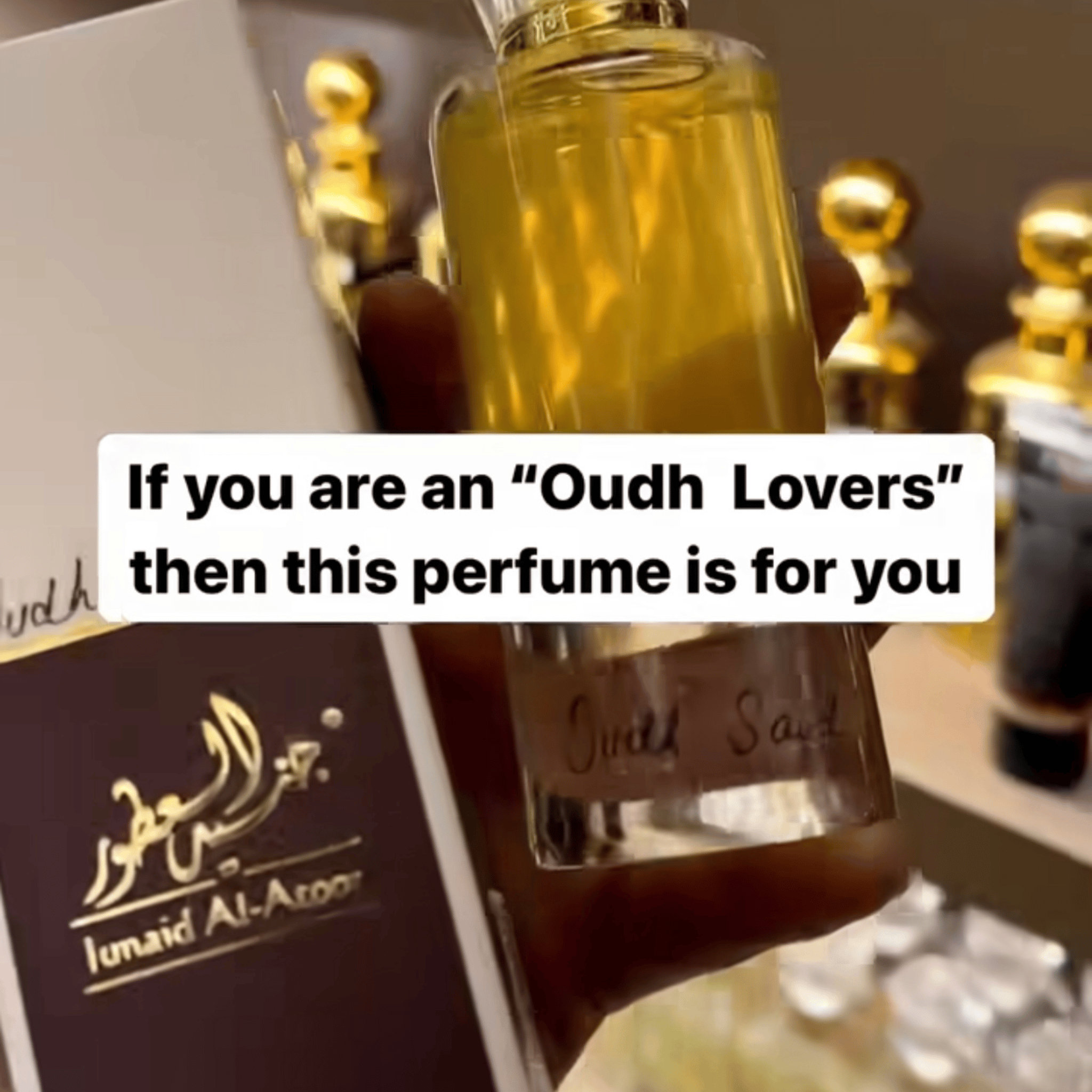 Oudh Saudi Perfume 75ml-10ml sample pack