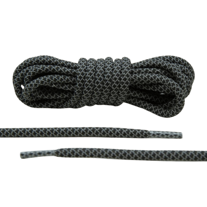 Black Rose Reflective Shoelaces-120cm