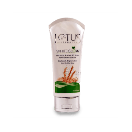 Lotus Herbals Whitening Scrub - Whiteglow (All Skin Types), 100 gm Tube