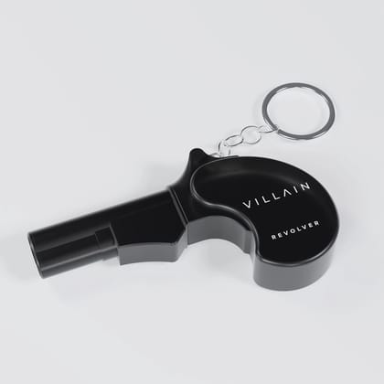 Villain Revolver Keychain