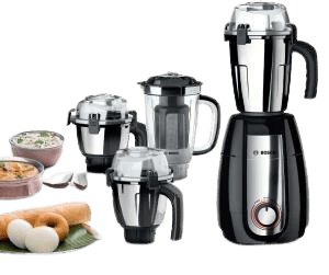 BOSCH Mixer Grinder TrueMixx Pro 1000 Watt MGM8842GIN | 4 Jars