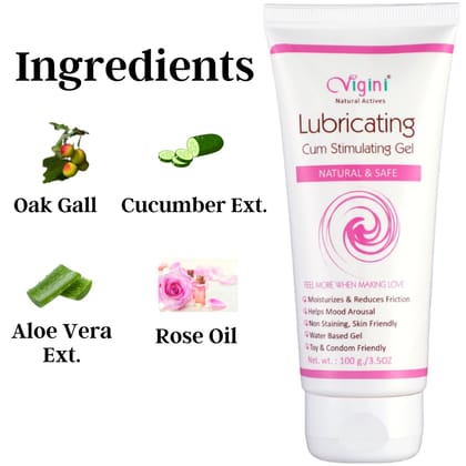 Vigini Vaginal Whitening Lightening Intimate Feminine Hygiene Gel Wash & Sexual Lubricating Lube Water-Based Massage Gel-200ml