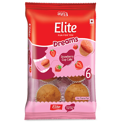 Elite Dreams Strawberry Cupcake, 140 gm