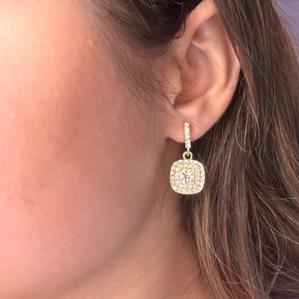 Elayne Zircon Drop Earrings