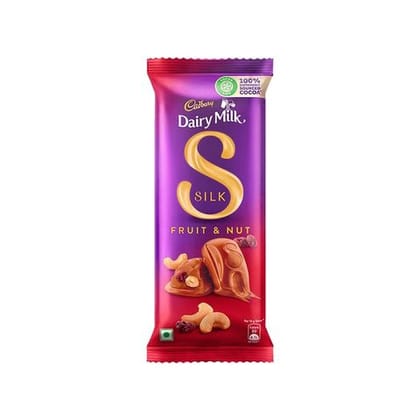 Cadbury Dairy Milk Silk Fruit & Nut Chocolate, 55 gm Bar