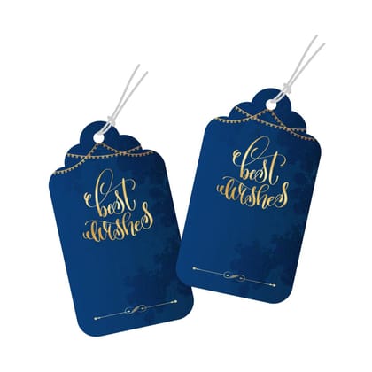 Luxe Personalised Gift Tags - Royal Blue-25 gift tags