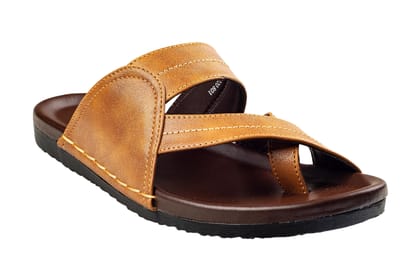 Titas Gents Tan / Brown Chappal-Tan/Brown / 5