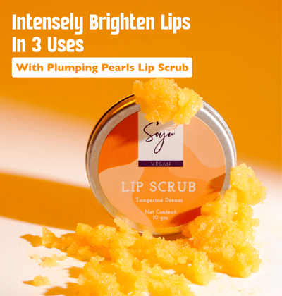 Lip Brightening Scrub with Plumping Pearls - Tangerine Dream-90-Day Pack