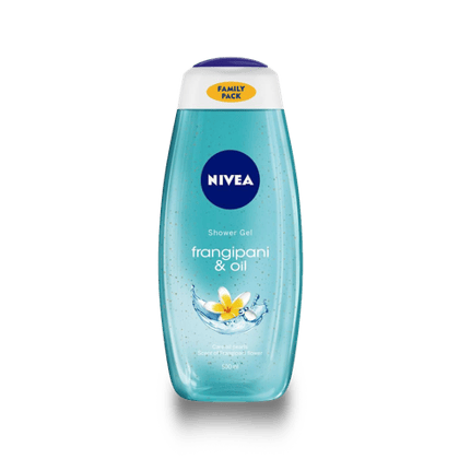 Nivea Frangipani & Oil Shower Gel and Body Wash, 500 ml Bottle