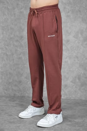 Studio Straight Fit Jogger- Chocolate Brown-XS