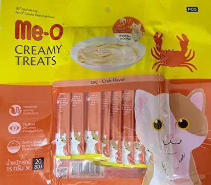 Me-o Creamy Treat Crab Flavor