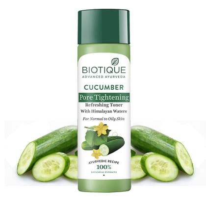 Biotique Bio Cucumber Pore Tightening Toner With Himalayan Waters (120ml)-120ml