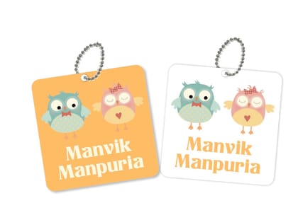 Bag Tags - Hoot-2 / Square