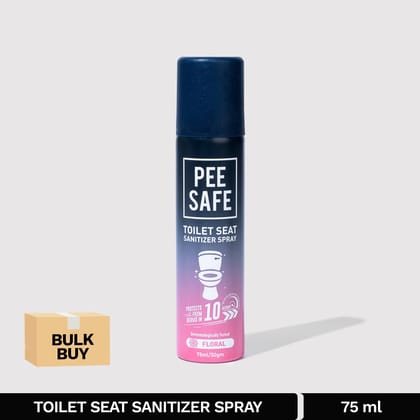 Toilet Seat Sanitizer Spray Floral - 75 ML - BULK BUY-Toilet Seat Sanitizer Spray (Floral) - 75 ML - BULK BUY - Default Title