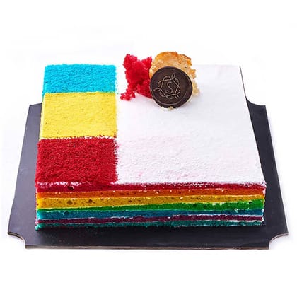 Rainbow Cake-Egg