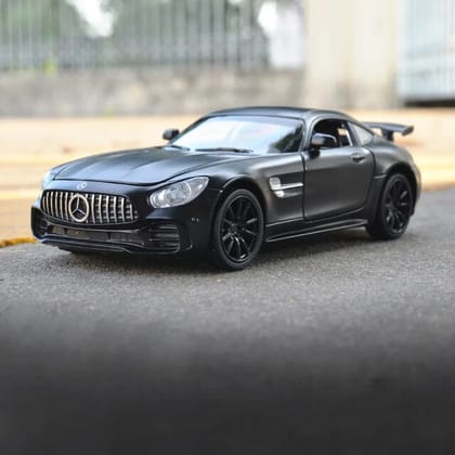 Mercedes AMG GT R Resembling Metal Die Cast Car - 1:32 Scale - Black