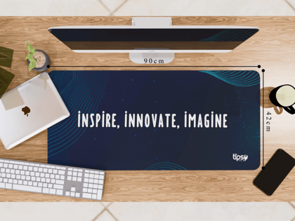 "Innovation starts with you!" Gaming Mousepad – Elevate Your Gaming Experience-Extra Large (42CM X 90CM)