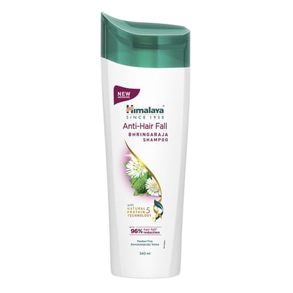 Himalaya Anti-Hair Fall Shampoo With Bhringaraja, For All Hair Types, 340 Ml