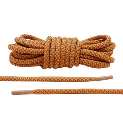 Tangerine Reflective Shoelaces-120cm