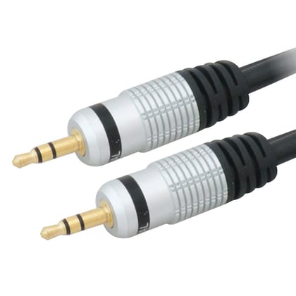 MX MX-2384 EP STEREO PLUG 3.5 mm TO MX EP STEREO 3.5 mm CORD GOLD PLATED Aux Cable – 1.5 mtr