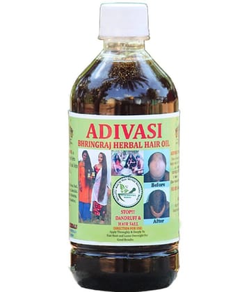 ADIVASI BHRINGRAJ HERBALS - Anti Hair Fall Bhringraj Oil 200 ml ( Pack of 1 )