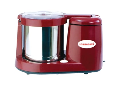 1.25 Ltr SAKTHI - Table Top Wet Grinder - Maroon 