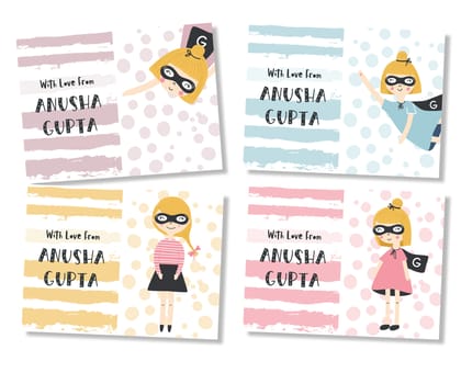 Gift Cards - GIRL POWER-4" x 3" - 16 cards