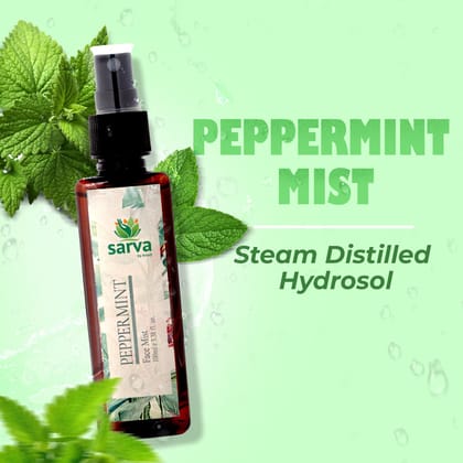 Peppermint Mist for Dry Itchy Scalp | Natural Face Toner | Tightens Pores | For Men & Women-100ml