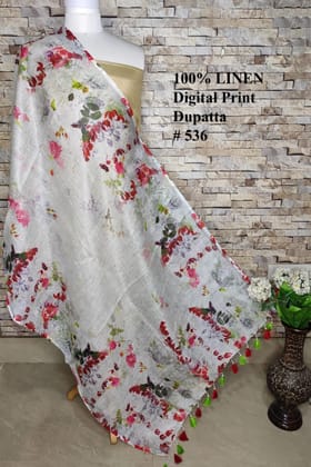 Digital Printed Linen Scarf