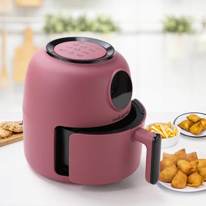 The Better Home Fumato Digital Electric Grill Air Fryer, 12 Presets, 4.5L, 1300W, 5-in-1, 90% Less Oil, Rapid Air Tech, 1 Year Warranty, Cherry Pink.-The Better Home Fumato Digital Electric Grill