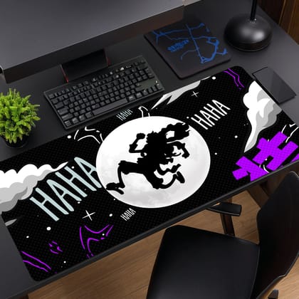 Luffy Gear 5 Mouse Pad (31 X 12 Inches) - Gaming Mouse Pad | Rubber Base Desk Mat