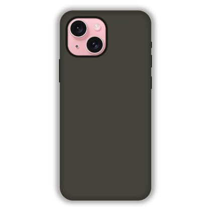 Black Liquid Silicon Case For Apple iPhone Models-Apple iPhone 14 Plus