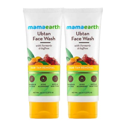 Mamaearth Ubtan Face Wash - Pack Of 2-2 pcs