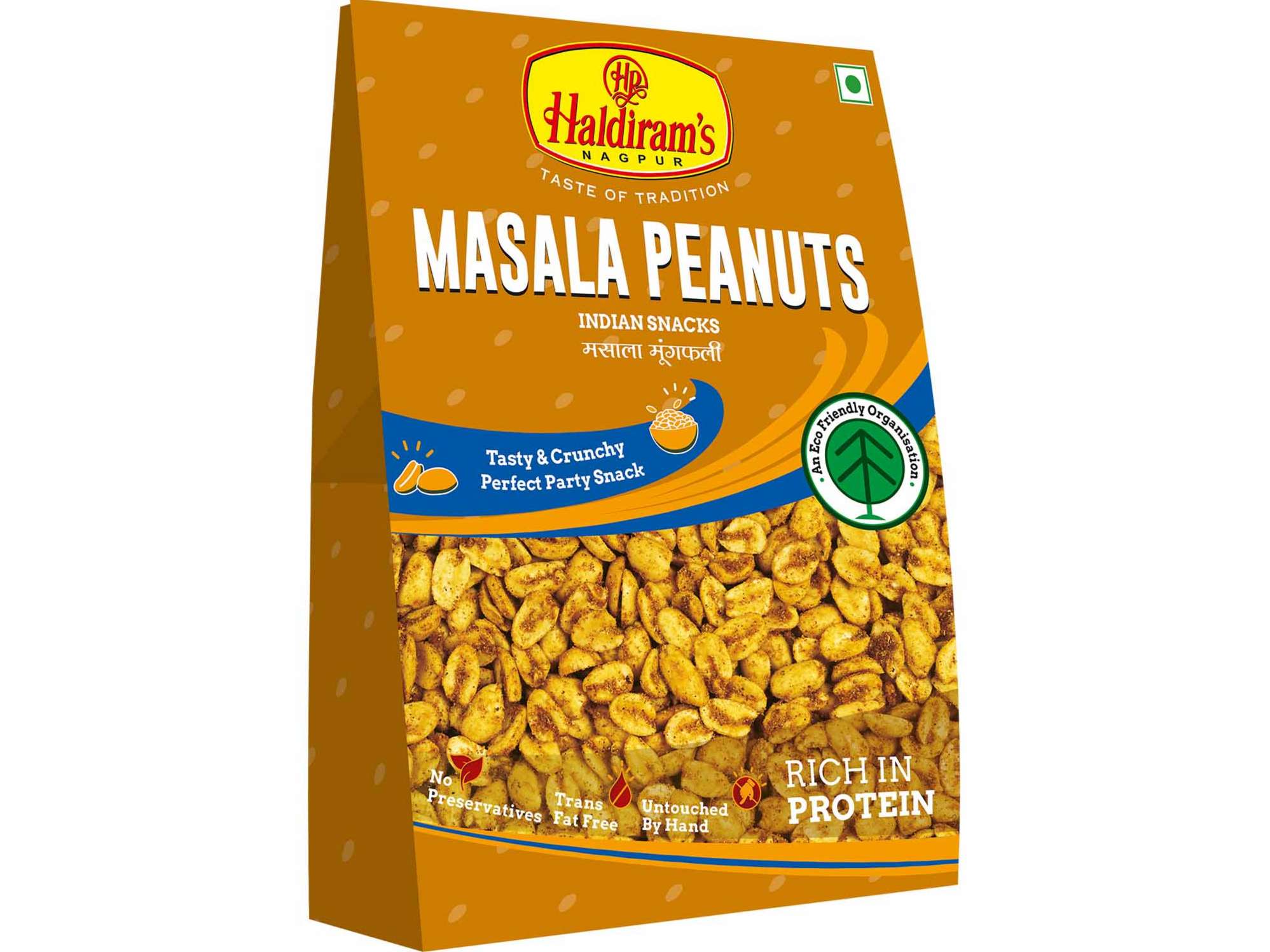 Haldiram's Masala Peanuts Standy Namkeen - 200 gm