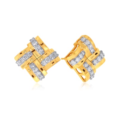 Senco Gold Connected Fashion Diamond Studs