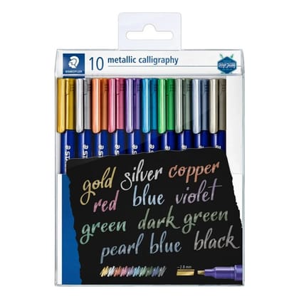 Staedtler Metal Calligraphy Pen Set Of 10