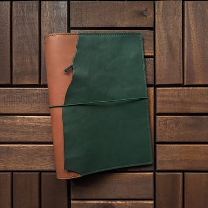 RS // Tuscan Tan & Tropical Green TN Journal Cover - A5