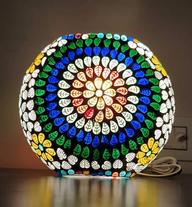 Handmade Round-Shaped Table Lamp