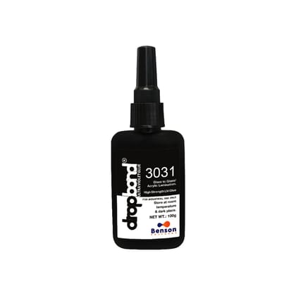 DropBond UV Glue 3031: Optically Clear and Impact-Resistant Bonding for Glass/Acrylic to Paper Lamination - 100g