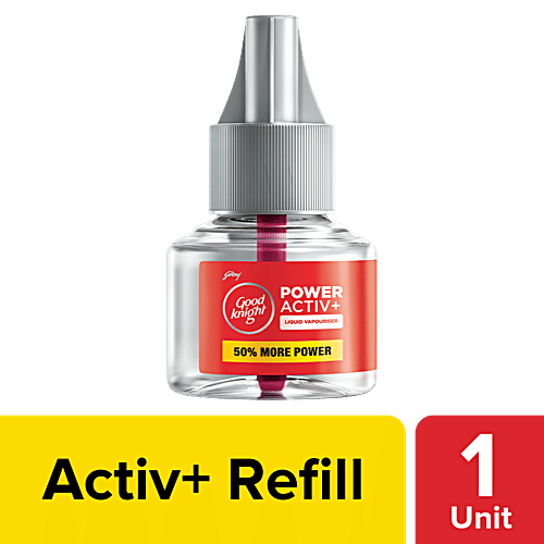 Good knight Power Activ+ Liquid Vapourizer, Mosquito Repellent Refill, 45ml